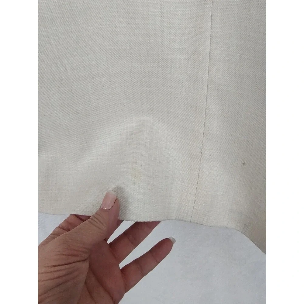 Chaps Blazer Mens 46 Regular‎ Cream Sport Coat Suit Jacket Formal